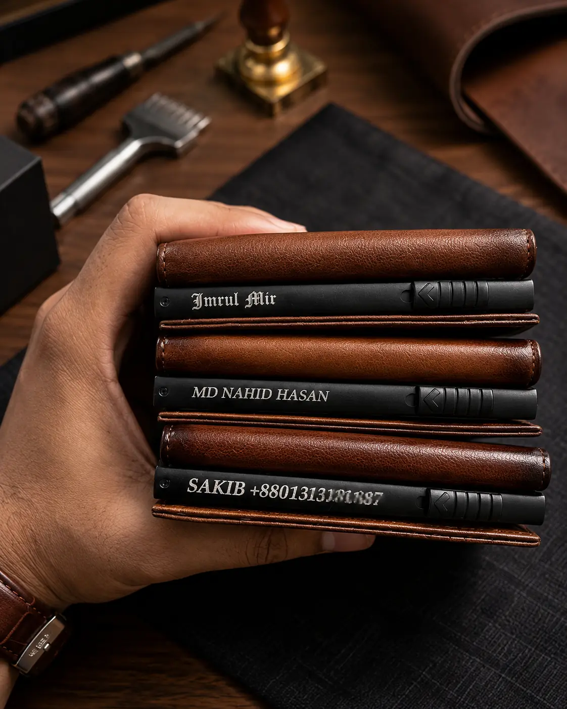 Batch Engraved Wallets
